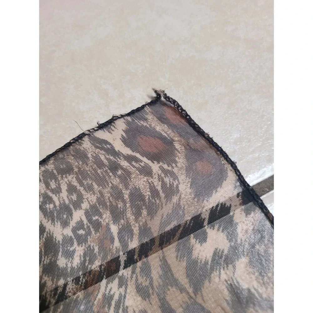 Unbranded Scarf Lot Women OS Multicolor Good 6pc Floral Animal Print Headscarves